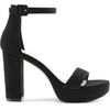 image:imageDREAM PAIRS Womens Platform Chunky High Heeled Sandals Open Toe Block Heels Ankle Strap Dress Shoes for Wedding Party EveningBlacknubuck
