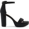 image:imageDREAM PAIRS Womens Platform Chunky High Heeled Sandals Open Toe Block Heels Ankle Strap Dress Shoes for Wedding Party EveningBlacksuede