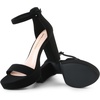 image:imageDREAM PAIRS Womens Platform Chunky High Heeled Sandals Open Toe Block Heels Ankle Strap Dress Shoes for Wedding Party EveningBlacksuede