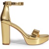 image:imageDREAM PAIRS Womens Platform Chunky High Heeled Sandals Open Toe Block Heels Ankle Strap Dress Shoes for Wedding Party EveningGoldpat