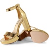 image:imageDREAM PAIRS Womens Platform Chunky High Heeled Sandals Open Toe Block Heels Ankle Strap Dress Shoes for Wedding Party EveningGoldpat