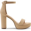 image:imageDREAM PAIRS Womens Platform Chunky High Heeled Sandals Open Toe Block Heels Ankle Strap Dress Shoes for Wedding Party EveningNude