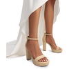 image:imageDREAM PAIRS Womens Platform Chunky High Heeled Sandals Open Toe Block Heels Ankle Strap Dress Shoes for Wedding Party EveningNude