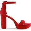 image:imageDREAM PAIRS Womens Platform Chunky High Heeled Sandals Open Toe Block Heels Ankle Strap Dress Shoes for Wedding Party EveningRed