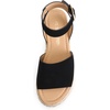 image:imageDREAM PAIRS Womens Platform Espadrilles Casual Ankle Strap Wedge Sandals Comfortable Dressy Summer ShoesBlack