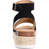 image:imageDREAM PAIRS Womens Platform Espadrilles Casual Ankle Strap Wedge Sandals Comfortable Dressy Summer ShoesBlacknubuck