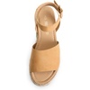 image:imageDREAM PAIRS Womens Platform Espadrilles Casual Ankle Strap Wedge Sandals Comfortable Dressy Summer ShoesCamalsuede