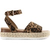 image:imageDREAM PAIRS Womens Platform Espadrilles Casual Ankle Strap Wedge Sandals Comfortable Dressy Summer ShoesLeopardsuede