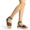 image:imageDREAM PAIRS Womens Platform Espadrilles Casual Ankle Strap Wedge Sandals Comfortable Dressy Summer ShoesLeopardsuede
