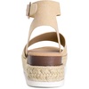 image:imageDREAM PAIRS Womens Platform Espadrilles Casual Ankle Strap Wedge Sandals Comfortable Dressy Summer ShoesNudesuede