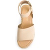 image:imageDREAM PAIRS Womens Platform Espadrilles Casual Ankle Strap Wedge Sandals Comfortable Dressy Summer ShoesNudesuede