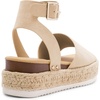 image:imageDREAM PAIRS Womens Platform Espadrilles Casual Ankle Strap Wedge Sandals Comfortable Dressy Summer ShoesNudesuede