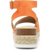 image:imageDREAM PAIRS Womens Platform Espadrilles Casual Ankle Strap Wedge Sandals Comfortable Dressy Summer ShoesOrange