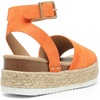 image:imageDREAM PAIRS Womens Platform Espadrilles Casual Ankle Strap Wedge Sandals Comfortable Dressy Summer ShoesOrange
