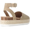 image:imageDREAM PAIRS Womens Platform Espadrilles Casual Ankle Strap Wedge Sandals Comfortable Dressy Summer ShoesTaupenubuck