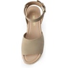 image:imageDREAM PAIRS Womens Platform Espadrilles Casual Ankle Strap Wedge Sandals Comfortable Dressy Summer ShoesTaupenubuck