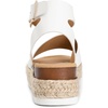 image:imageDREAM PAIRS Womens Platform Espadrilles Casual Ankle Strap Wedge Sandals Comfortable Dressy Summer ShoesWhite