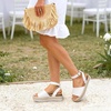 image:imageDREAM PAIRS Womens Platform Espadrilles Casual Ankle Strap Wedge Sandals Comfortable Dressy Summer ShoesWhitepu