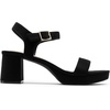image:imageDREAM PAIRS Womens Platform Heels Block Chunky Open Toe Ankle Strap Heel Fashion Wedding Party Dress Sandals ShoesBlacksuede