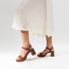 image:imageDREAM PAIRS Womens Platform Heels Block Chunky Open Toe Ankle Strap Heel Fashion Wedding Party Dress Sandals ShoesBrown