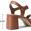 image:imageDREAM PAIRS Womens Platform Heels Block Chunky Open Toe Ankle Strap Heel Fashion Wedding Party Dress Sandals ShoesBrown