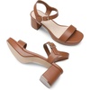 image:imageDREAM PAIRS Womens Platform Heels Block Chunky Open Toe Ankle Strap Heel Fashion Wedding Party Dress Sandals ShoesBrown