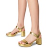 image:imageDREAM PAIRS Womens Platform Heels Block Chunky Open Toe Ankle Strap Heel Fashion Wedding Party Dress Sandals ShoesGold