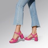 image:imageDREAM PAIRS Womens Platform Heels Block Chunky Open Toe Ankle Strap Heel Fashion Wedding Party Dress Sandals ShoesHot Pink