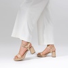 image:imageDREAM PAIRS Womens Platform Heels Block Chunky Open Toe Ankle Strap Heel Fashion Wedding Party Dress Sandals ShoesNude