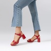 image:imageDREAM PAIRS Womens Platform Heels Block Chunky Open Toe Ankle Strap Heel Fashion Wedding Party Dress Sandals ShoesRed