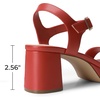 image:imageDREAM PAIRS Womens Platform Heels Block Chunky Open Toe Ankle Strap Heel Fashion Wedding Party Dress Sandals ShoesRed