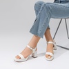 image:imageDREAM PAIRS Womens Platform Heels Block Chunky Open Toe Ankle Strap Heel Fashion Wedding Party Dress Sandals ShoesWhite