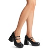 image:imageDREAM PAIRS Womens Platform Mary Jane High Chunky Closed Toe Heels Block Square Toe Double Strap Dress Pumps Fashion Party Y2K ShoesBlackpu