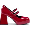 image:imageDREAM PAIRS Womens Platform Mary Jane High Chunky Closed Toe Heels Block Square Toe Double Strap Dress Pumps Fashion Party Y2K ShoesRedpat