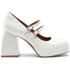 image:imageDREAM PAIRS Womens Platform Mary Jane High Chunky Closed Toe Heels Block Square Toe Double Strap Dress Pumps Fashion Party Y2K ShoesWhitepat