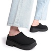 image:imageDREAM PAIRS Womens Platform Mules Faux Suede Slip on Memory Foam NonSlip Lightweight Closed Toe Clogs Slippers ShoesBlack