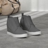 image:imageDREAM PAIRS Womens Platform Wedge Sneakers Ankle BootiesGrey
