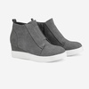 image:imageDREAM PAIRS Womens Platform Wedge Sneakers Ankle BootiesGrey