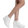 image:imageDREAM PAIRS Womens Platform Wedge Sneakers Ankle BootiesWhite