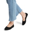 image:imageDREAM PAIRS Womens Pointed Toe Flats Comfortable Flexible Cushioned Slip On Business Work Office Casual Suede Ballet Flats Dress ShoesBlack
