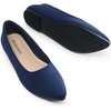 image:imageDREAM PAIRS Womens Pointed Toe Flats Comfortable Flexible Cushioned Slip On Business Work Office Casual Suede Ballet Flats Dress ShoesNavy