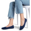 image:imageDREAM PAIRS Womens Pointed Toe Flats Comfortable Flexible Cushioned Slip On Business Work Office Casual Suede Ballet Flats Dress ShoesNavy