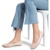 image:imageDREAM PAIRS Womens Pointed Toe Flats Comfortable Flexible Cushioned Slip On Business Work Office Casual Suede Ballet Flats Dress ShoesNude