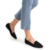 image:imageDREAM PAIRS Womens Pointed Toe SlipOn Dressy Flat Shoes Comfortable Business Casual Dress Shoes for Office WorkBlack