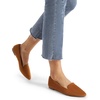 image:imageDREAM PAIRS Womens Pointed Toe SlipOn Dressy Flat Shoes Comfortable Business Casual Dress Shoes for Office WorkBrown