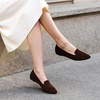 image:imageDREAM PAIRS Womens Pointed Toe SlipOn Dressy Flat Shoes Comfortable Business Casual Dress Shoes for Office WorkChocolate