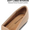 image:imageDREAM PAIRS Womens Pointed Toe SlipOn Dressy Flat Shoes Comfortable Business Casual Dress Shoes for Office WorkLight Nude