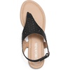 image:imageDREAM PAIRS Womens Rhinestone Casual Wear Cute Gladiator Flat Sandals Beach Dressy TStrap Thong SandalsBlack