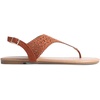 image:imageDREAM PAIRS Womens Rhinestone Casual Wear Cute Gladiator Flat Sandals Beach Dressy TStrap Thong SandalsBrownsuede