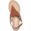 image:imageDREAM PAIRS Womens Rhinestone Casual Wear Cute Gladiator Flat Sandals Beach Dressy TStrap Thong SandalsBrownsuede